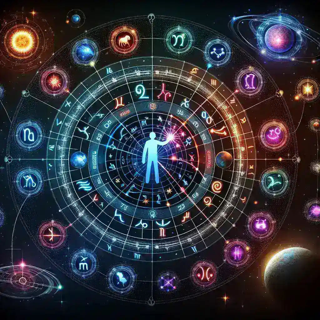 "Interactive chart displaying astrological data analysis, showcasing key planetary positions and zodiac signs for enhanced visualization in astrology articles."